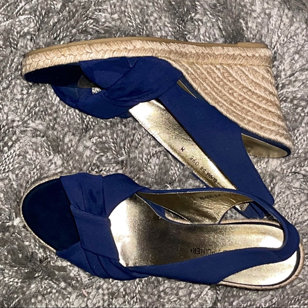 Blue sandals